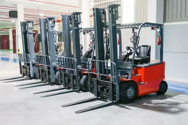 Chariot élévateur électrique et gasoil — vue 3