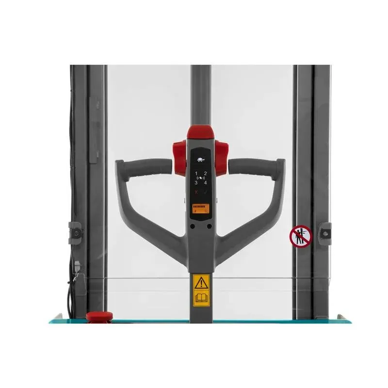 Gerbeur électrique Ameise® PSE 1.2 à monomât, hauteur de levage 1 600 mm, capacité de charge 1 200 kg — vue 3