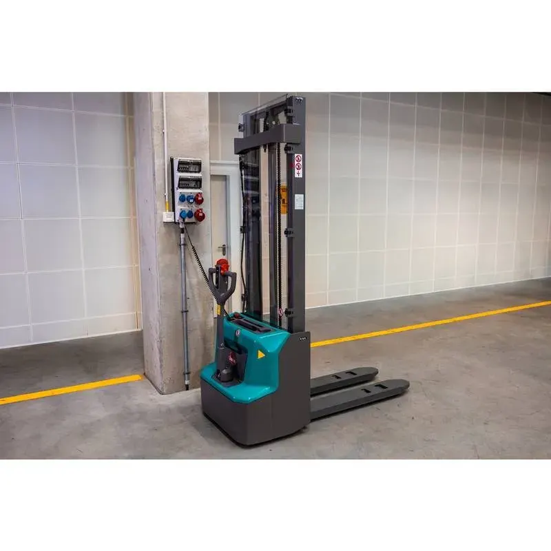 Gerbeur électrique Ameise® PSE 1.2 à monomât, hauteur de levage 1 600 mm, capacité de charge 1 200 kg — vue 8