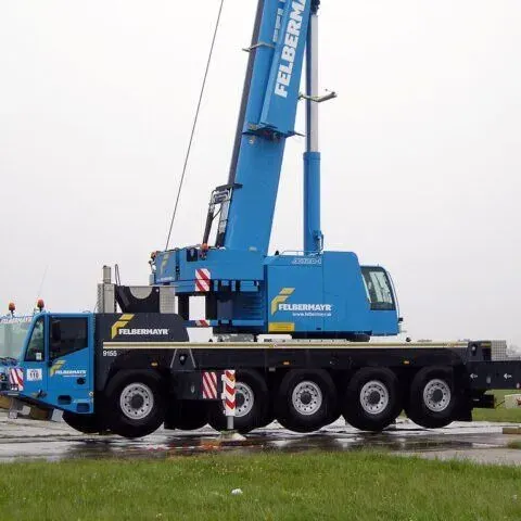 Grue Mobile 120 tonnes à louer avec conducteur : Terex AC120 — location au Maroc