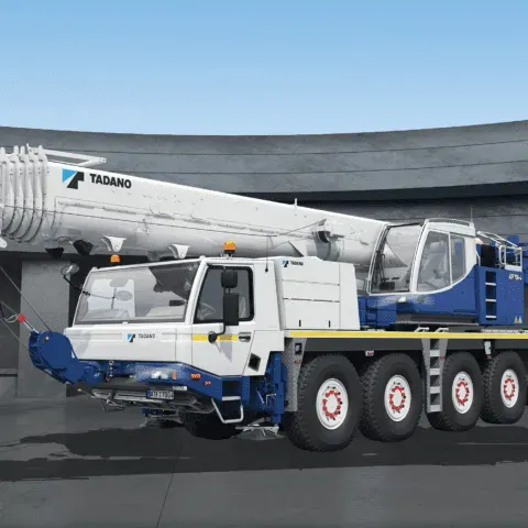 Grue Mobile 80 tonnes à louer avec conducteur : Tadano Faun ATF 80-4 — vue 5