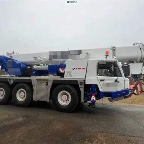 Grue Mobile 80 tonnes à louer avec conducteur : Tadano Faun ATF 80-4 — vue 7